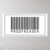 Barcode-Korrekturleser Poster (Vorne)