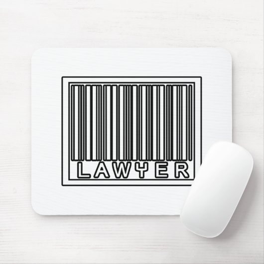 Barcode Lawyer Mousepad (Mit Mouse)