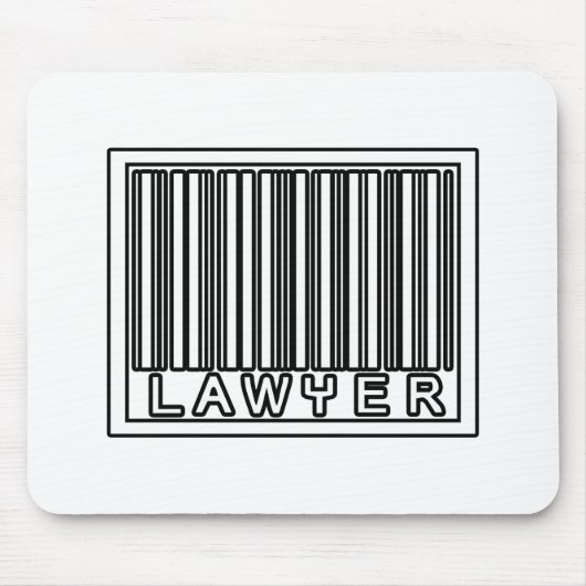 Barcode Lawyer Mousepad (Vorne)