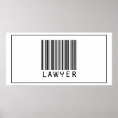 Barcode Lawyer Poster (Vorne)