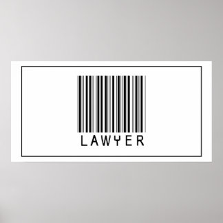 Barcode Lawyer Poster