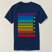 Barcode LGBT Pride Retro 1 T-Shirt (Design vorne)