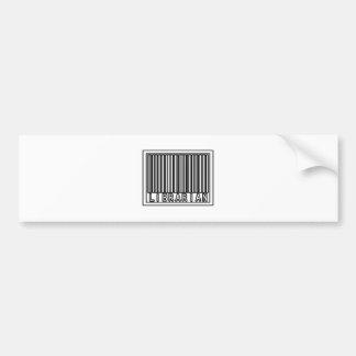 Barcode Librarian Autoaufkleber