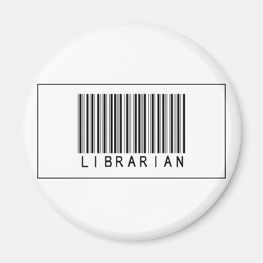Barcode Librarian Magnet (Vorne)