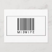 Barcode Midfrau Postkarte (Vorderseite)