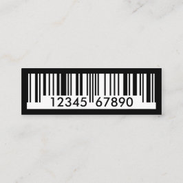 Barcode Mini Visitenkarte
