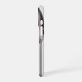Barcode moderne Mädchen Hülle iPhone 16 Hülle (Linke Seite)