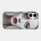 Barcode moderne Mädchen Hülle iPhone 16 Hülle (Rückseite (Horizontal))