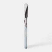 Barcode moderne Mädchen Hülle iPhone 16 Hülle (Rechte Seite)