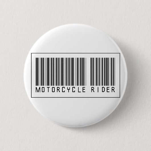 Barcode-Motorrad-Reiter Button (Vorderseite)