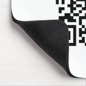 Barcode mousemat mousepad (Ecke)