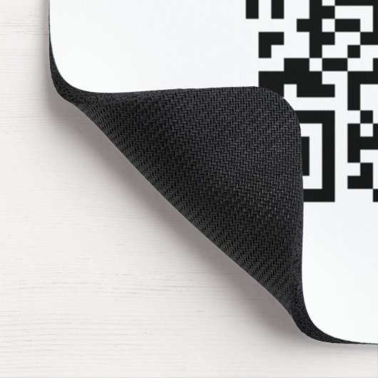 Barcode mousemat mousepad (Ecke)
