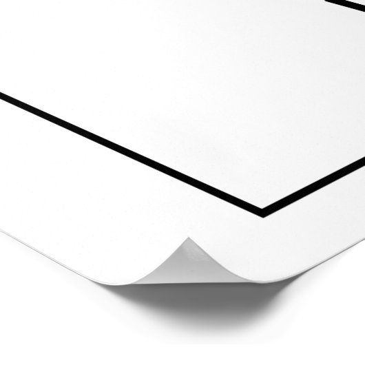 Barcode Oboe Player Poster (Ecke)