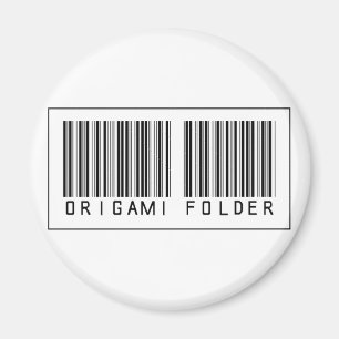 Barcode Origami Ordner Magnet