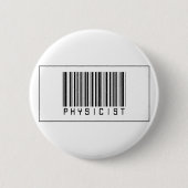 Barcode-Physiker Button (Vorderseite)