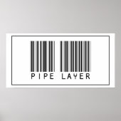 Barcode Pipe Layer Poster (Vorne)