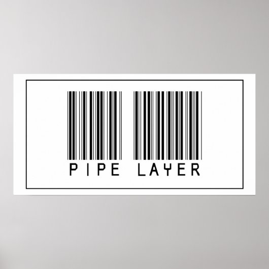Barcode Pipe Layer Poster (Vorne)