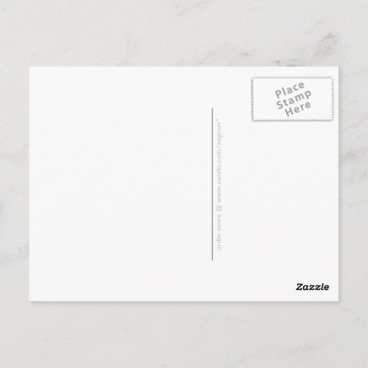 Barcode Postkarte (Rückseite)