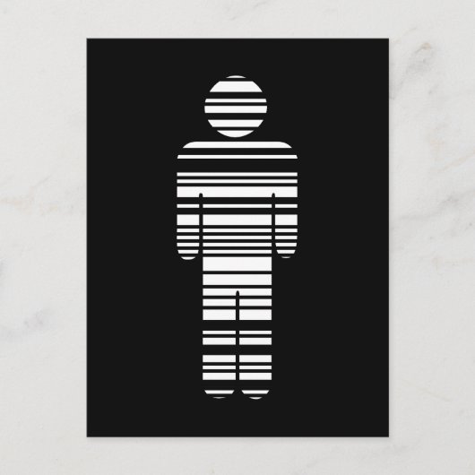 Barcode Postkarte (Vorderseite)