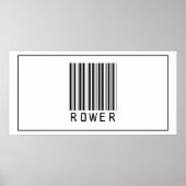 Barcode Rower Poster (Vorne)