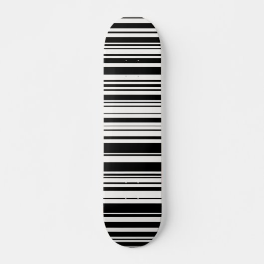 Barcode-Skateboard Skateboard (Vorne)