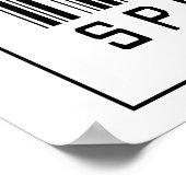 Barcode Speech Therapist Poster (Ecke)