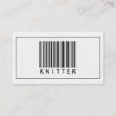Barcode-Stricker Visitenkarte (Rückseite)