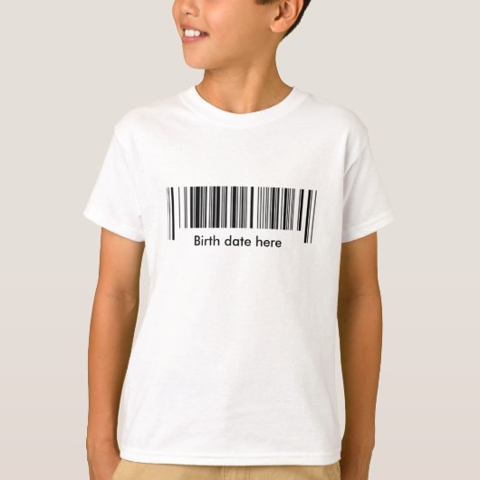 Barcode T-Shirt (Vorderseite)