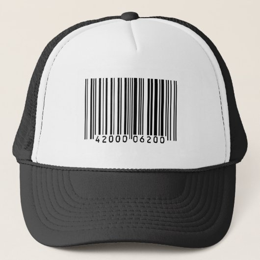 Barcode Truckerkappe (Vorderseite)