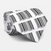 Barcode-upc Krawatte (Gerollt)