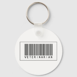 Barcode Veterinarian Schlüsselanhänger