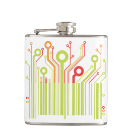 Barcode Vinyl Wrapped Flask Flachmann