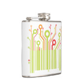 Barcode Vinyl Wrapped Flask Flachmann (Rechts)