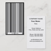 Barcode Visitenkarte (Vorne/Hinten)