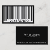 Barcode Visitenkarte (Vorne/Hinten)