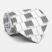 Barcode-Wirtschaftsprüfer Krawatte (Gerollt)
