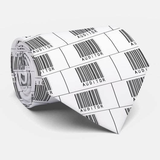 Barcode-Wirtschaftsprüfer Krawatte (Gerollt)