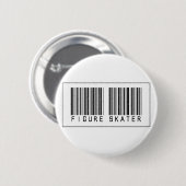 Barcode-Zahl Skater Button (Vorne & Hinten)