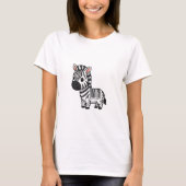 Barcode Zebra Cutie T-Shirt (Vorderseite)