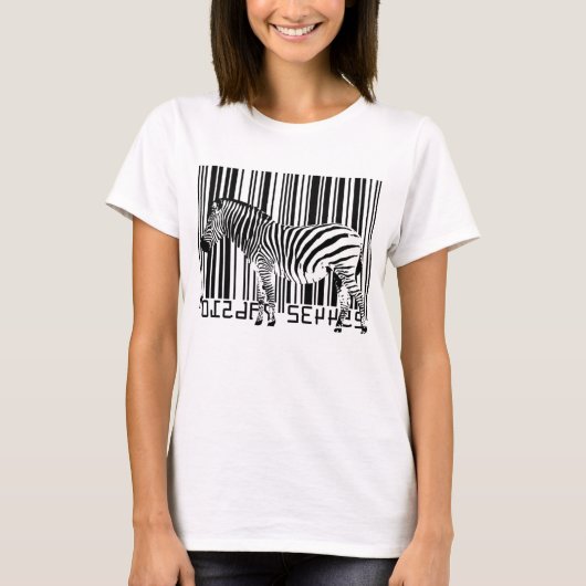 Barcode Zebra T-Shirt (Vorderseite)