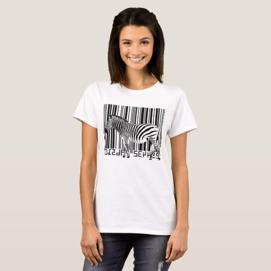 Barcode Zebra T-Shirt (Vorne ganz)