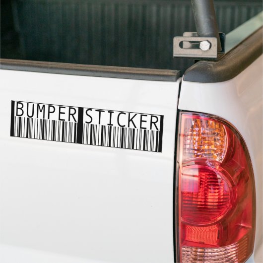 barcodebumpersticker autoaufkleber (Auf Lkw)