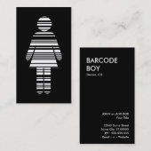 Barcodemädchen Visitenkarte (Vorne/Hinten)