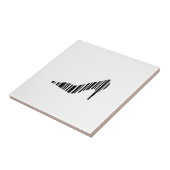 Barcodeschuh Fliese (Seite)