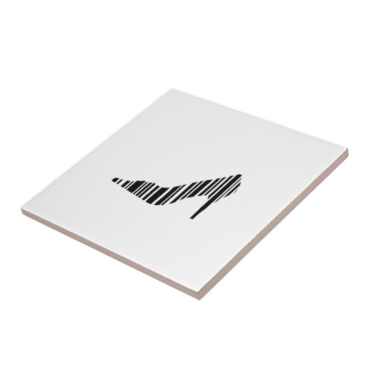 Barcodeschuh Fliese (Seite)