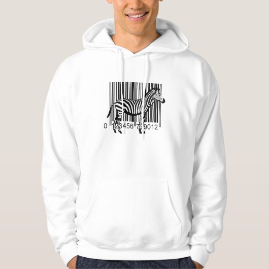 BarcodeZebraillustration Hoodie (Vorderseite)
