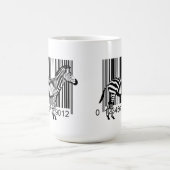 BarcodeZebraillustration Kaffeetasse (Mittel)