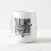 BarcodeZebraillustration Kaffeetasse (Vorderseite Links)