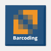 Barcoding Square Magnet (Vorne)