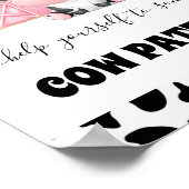 Barcow Print Birthday Party-Zeichen Poster (Ecke)